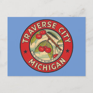 Traverse City, Michigan - Postcard