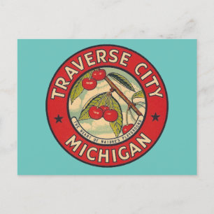 Traverse City, Michigan -  Postcard
