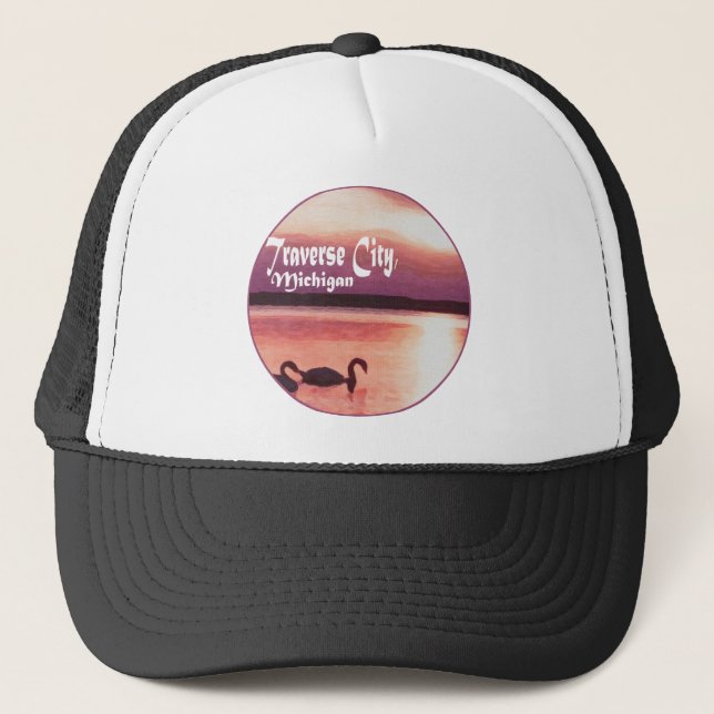 Traverse City, Michigan Trucker Hat (Front)