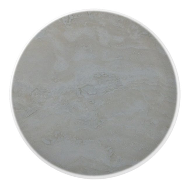 Travertine Ceramic Knob (Front)
