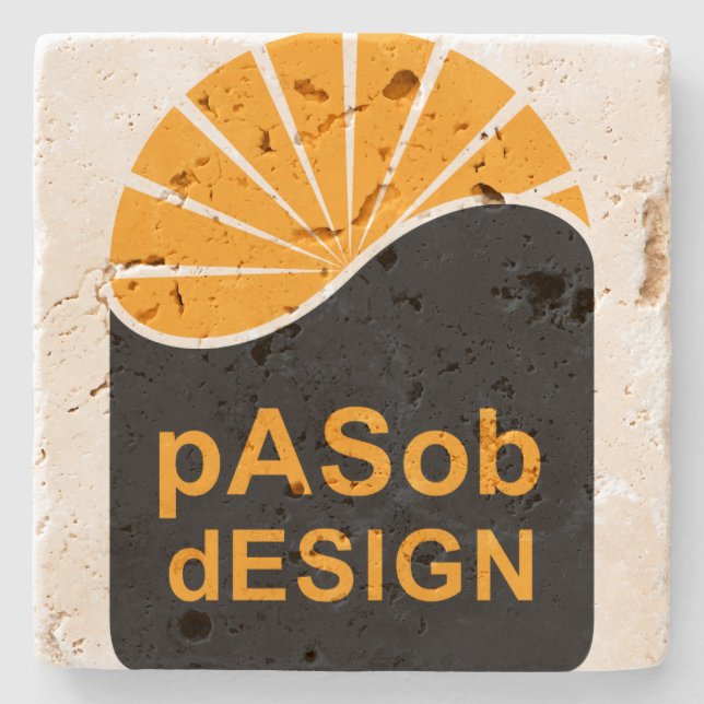 Travertine Stone Coaster (Front)