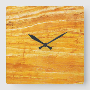 Travertine Stone Pattern Acrylic Wall Clock