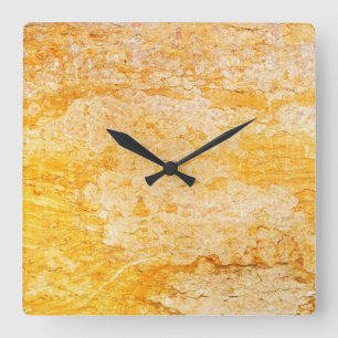 Travertine Stone Pattern Acrylic Wall Clock