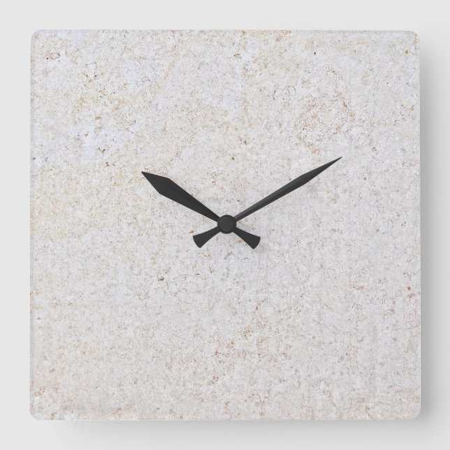 Travertine Stone Pattern Acrylic Wall Clock (Front)