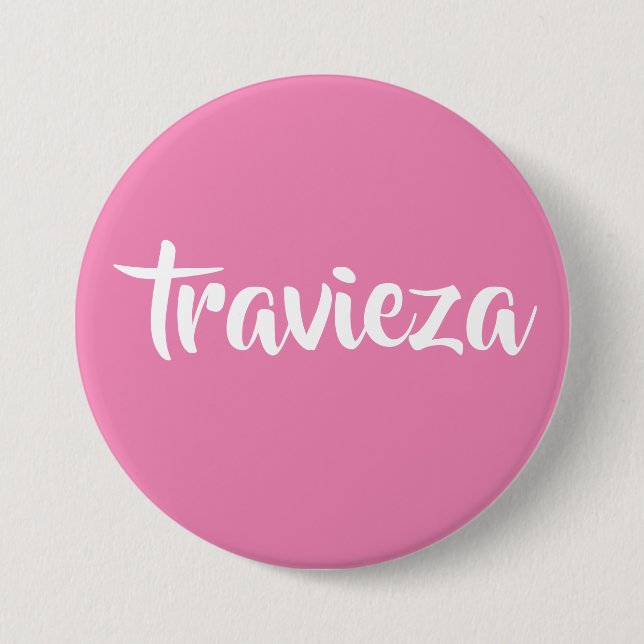 travieza 7.5 cm round badge (Front)