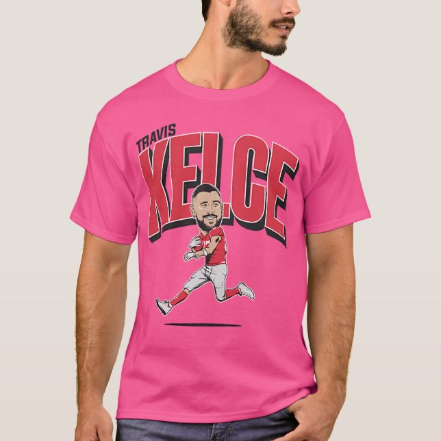 Travis Kelce Caricature T-Shirt (Front)