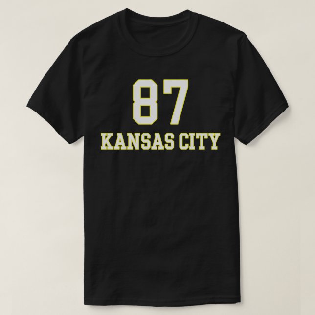 Travis Kelce Jersey 1 T-Shirt (Design Front)