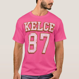 Travis Kelce Jersey Back Print T-Shirt