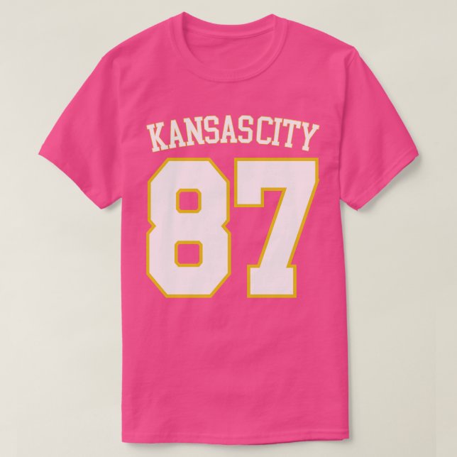 Travis Kelce Jersey T-Shirt (Design Front)