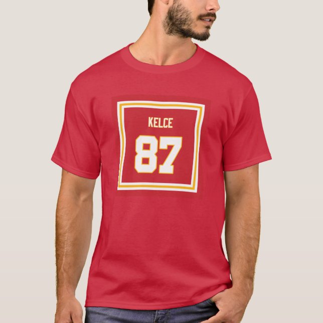 Travis Kelce Kansas City Oversized T-Shirt (Front)