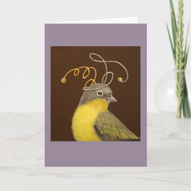Travis the Nashville warbler card (Front)