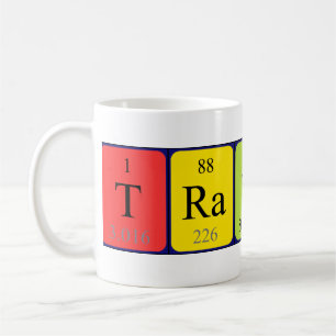 Travon periodic table name mug