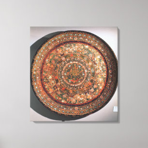 Tray from the Michoacan tribe Canvas Print