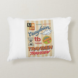 Traybien Retro-Future Collage Decorative Cushion