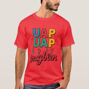 Traybien Retro-Futuristic Lettering T-Shirt