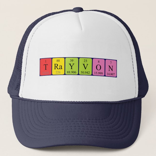 Trayvon periodic table name hat (Front)