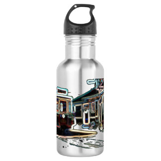 TRC Neon streetcar at stn 532ml Steel Water Bottle