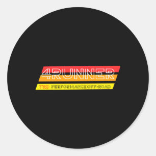 Trd Perforce Off-Road 4Runner Classic Round Sticker