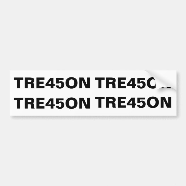 TRE45ON BUMPER STICKER (Front)