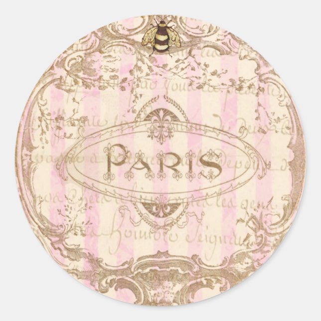 Tre Chic Paris Stickers or Envelope Seals (Front)