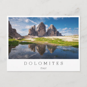 Tre Cime di Lavaredo/Drei Zinnen Dolomite mountain Postcard