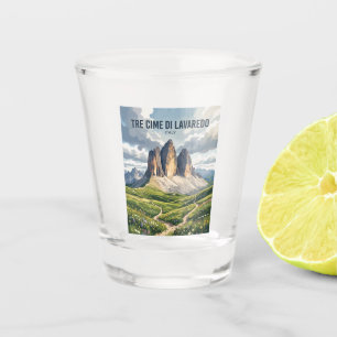 Tre Cime di Lavaredo Italy Shot Glass