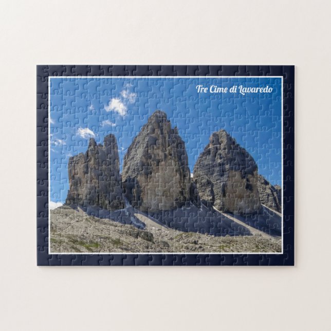 Tre Cime di Lavaredo The Dolomites Italy Jigsaw Puzzle (Horizontal)