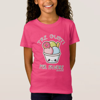 Tre Gusti Per Favore Italian Gelato T-Shirt