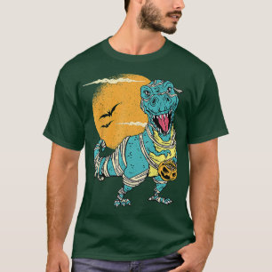 TRe Mummy Halloween Dinosaur T-Shirt