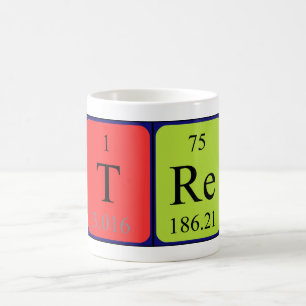 Tre periodic table name mug