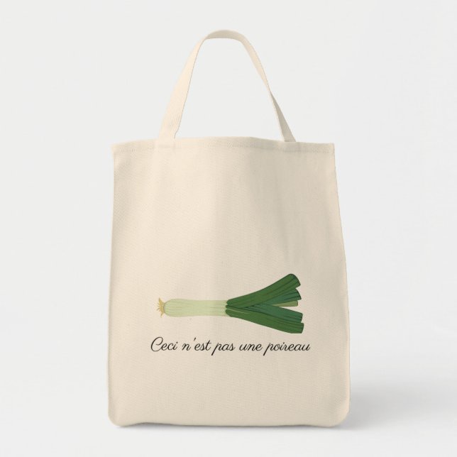 Treachery of Leeks Tote Bag (Front)