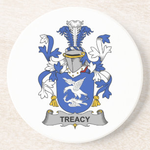 Treacy Family Crest Coaster