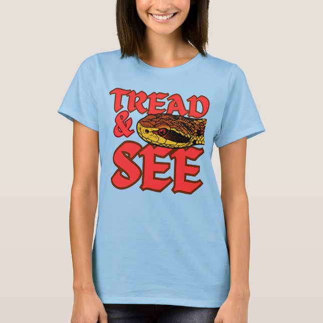 Tread and See Viper T-Shirt (Front)