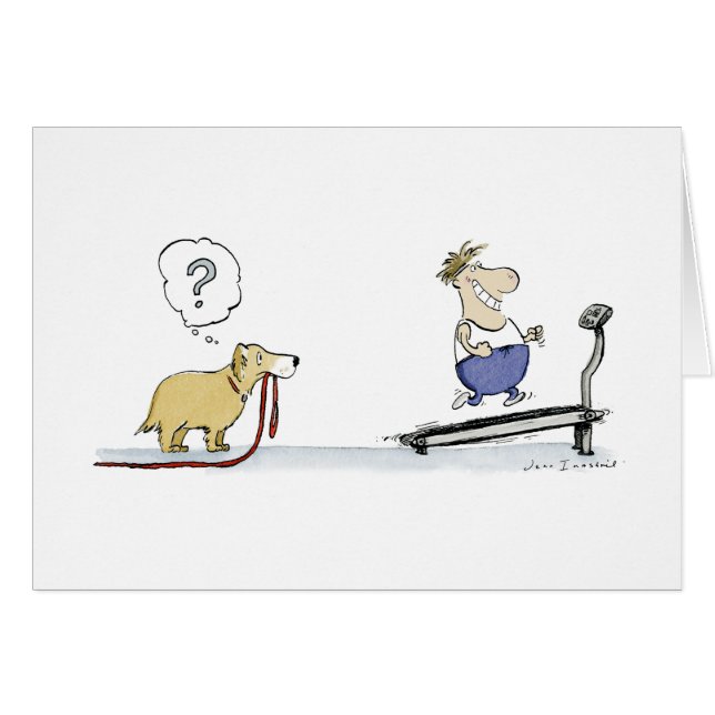 Treadmill Cartoon (Front Horizontal)