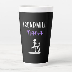Treadmill Mama Runner Mum Running Workout Home Gym Latte Mug