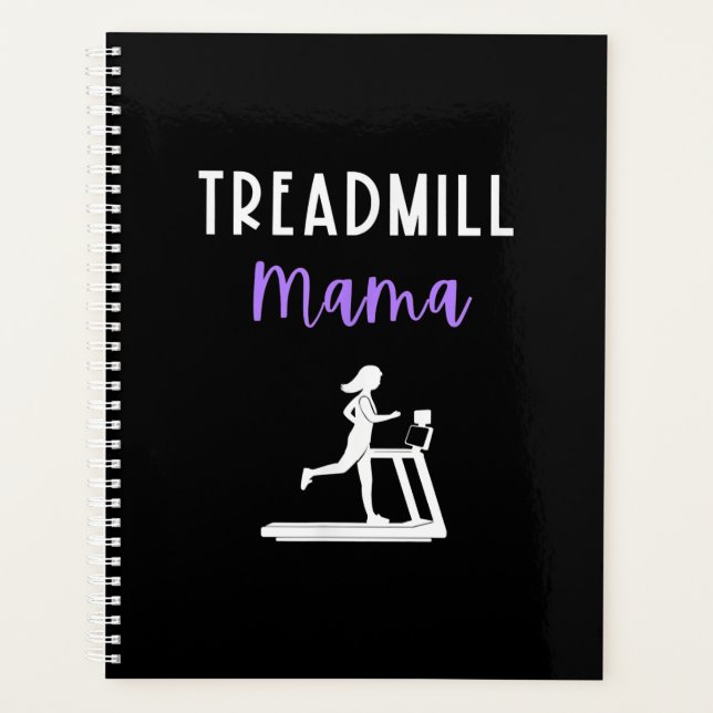 Treadmill Mama Runner Mum Running Workout Home Gym Planner (Front)