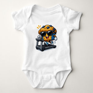 Treadmill Muffin Baby Bodysuit