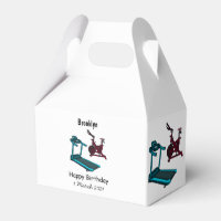 Treadmill & spinning bike cartoon illustration