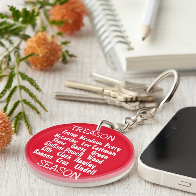 Treason Season Keychain (Front Right)