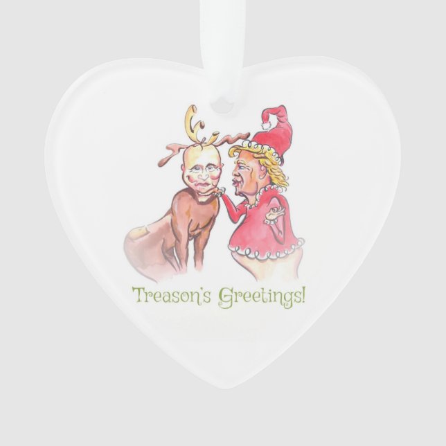 Treason's Greetings Ornament (Front)