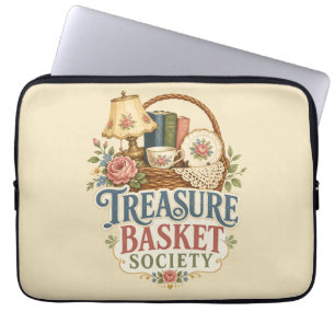 Treasure Basket Society Cottagecore Laptop Sleeve