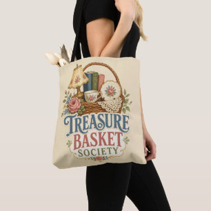Treasure Basket Society Cottagecore Tote Bag