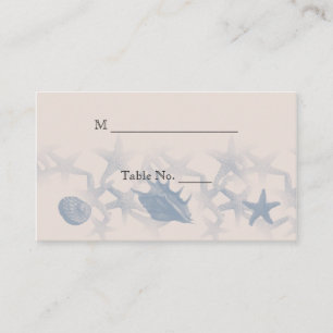 Treasure by the Sea Wedding Place Cards