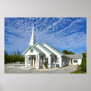 Treasure Cay Church, The Bahamas Poster