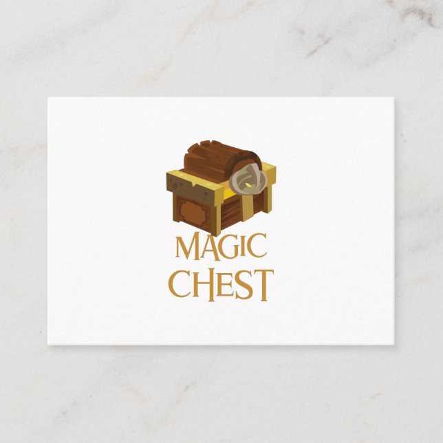 treasure chest business card (Front)