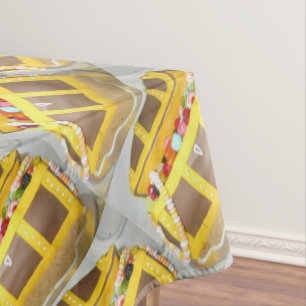 Treasure chest cake tablecloth