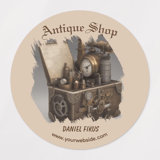 Treasure chest gears Personalised (Design 3)