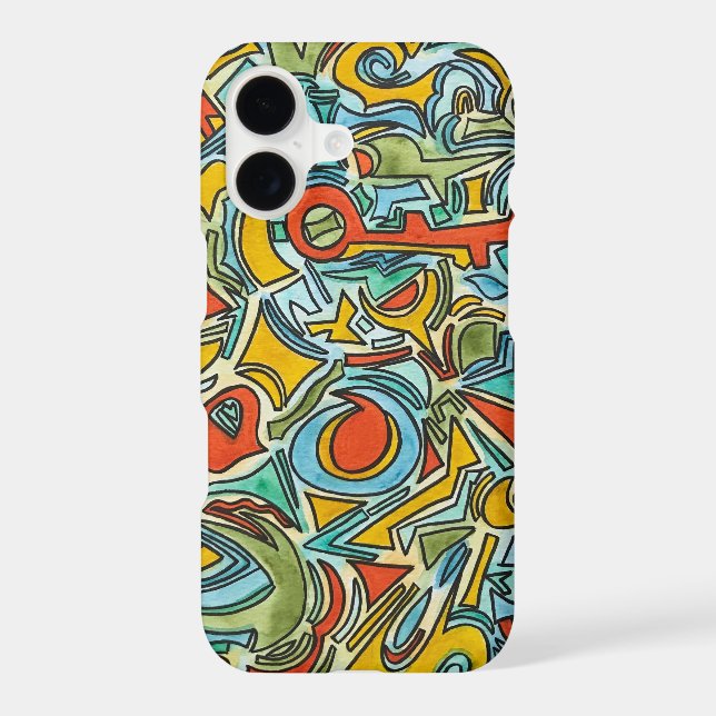 Treasure Chest-Hand Painted Abstract Watercolor  (Back)