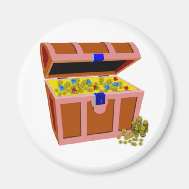 Treasure Chest Magnet (Front)