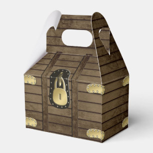 Treasure Chest Pirate Birthday Favour Box